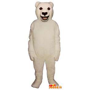 Polar bear mascot realistic - MASFR006767 - Bear mascot