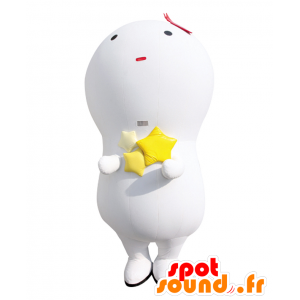 Kiiboh mascotte, bianco pupazzo mascotte, lampadina - MASFR25349 - Yuru-Chara mascotte giapponese