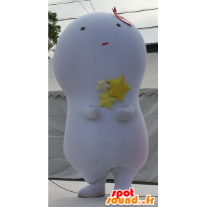 Mascotte de Kiiboh, mascotte blanche de bonhomme, d'ampoule - MASFR25349 - Mascottes Yuru-Chara Japonaises