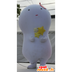 Kiiboh mascotte, bianco pupazzo mascotte, lampadina - MASFR25349 - Yuru-Chara mascotte giapponese