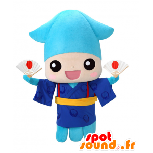 Mascota Kirarin, carácter japonés en traje tradicional - MASFR25368 - Yuru-Chara mascotas japonesas