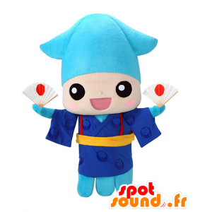 Mascot Kirarin, japanske tegn i tradisjonell kjole - MASFR25368 - Yuru-Chara japanske Mascots