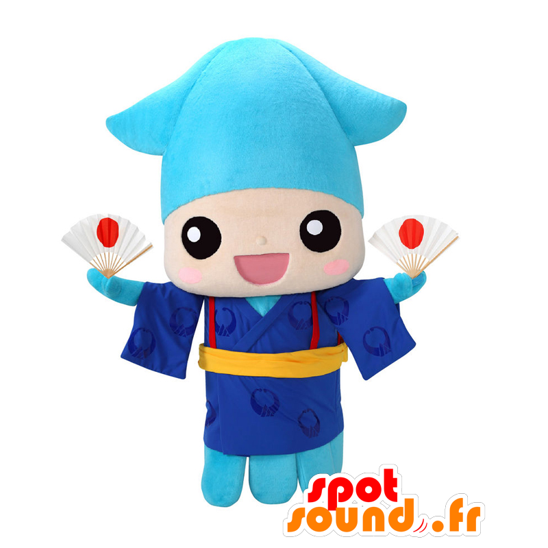 Kirarin mascot, Japanese character in traditional dress - MASFR25368 - Yuru-Chara Japanese mascots