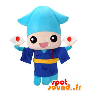 Kirarin Maskottchen, japanische Zeichen in traditioneller Kleidung - MASFR25368 - Yuru-Chara japanischen Maskottchen