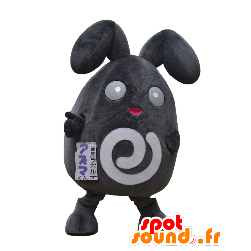 Mascot Azuma big gray and white rabbit, very cute - MASFR25369 - Yuru-Chara Japanese mascots