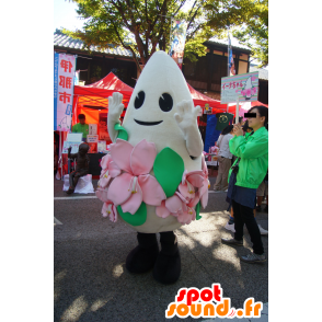 Mascot Ina Chan homem branco, teardrop - MASFR25375 - Yuru-Chara Mascotes japoneses