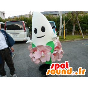 Mascotte Ina-Chan uomo bianco, a goccia - MASFR25375 - Yuru-Chara mascotte giapponese