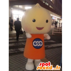 Snowman mascot, children with an onion-shaped head - MASFR25384 - Yuru-Chara Japanese mascots
