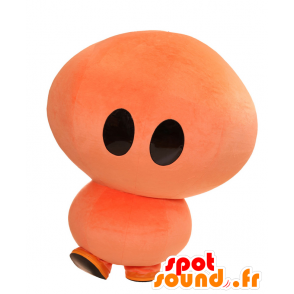 Hokkun mascot, orange big guy, very round and cute - MASFR25423 - Yuru-Chara Japanese mascots