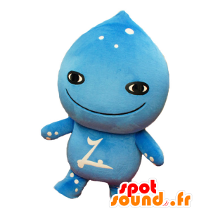 Mascot Misato nro Mizumo, sininen ihminen, drop - MASFR25438 - Mascottes Yuru-Chara Japonaises