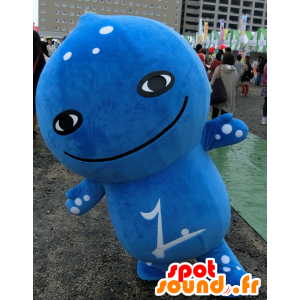 Mascot Misato No. Mizumo, homem azul, gota - MASFR25438 - Yuru-Chara Mascotes japoneses