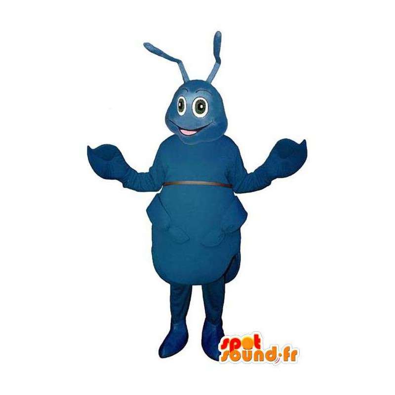 Mascot giant blue lobster - MASFR006781 - Mascots lobster