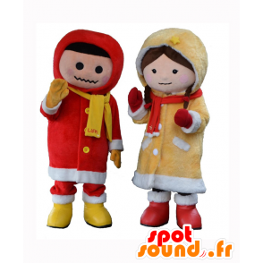 Mascots Shibare-kun and Tsurara-chan, a boy and a girl - MASFR25443 - Yuru-Chara Japanese mascots