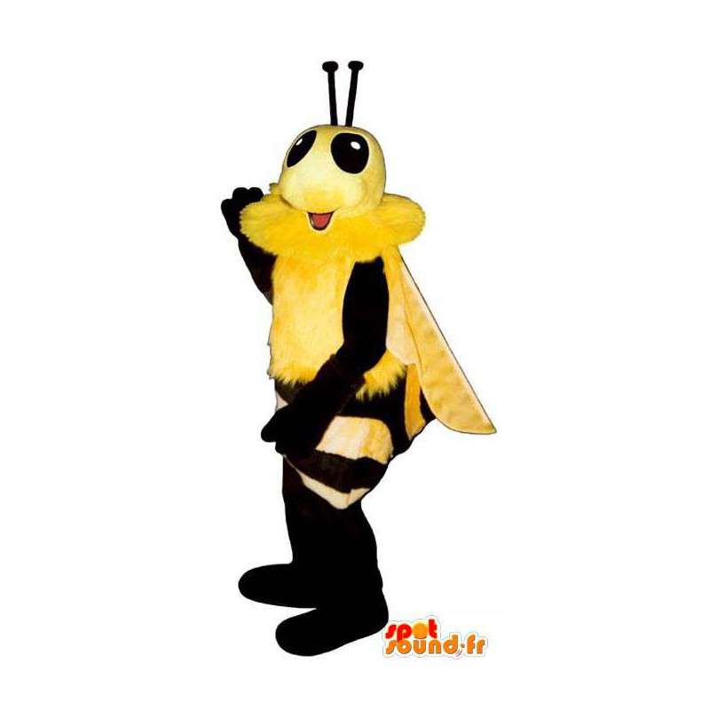 Zwart en geel bijenkostuum - alle soorten en maten - MASFR006782 - Bee Mascot