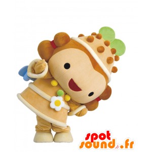 Mascot Shibakko-kun, girl wearing a brown dress - MASFR25448 - Yuru-Chara Japanese mascots