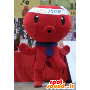 Mascotte de Papatako, pieuvre rouge, poulpe géant - MASFR25452 - Mascottes Yuru-Chara Japonaises