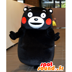 Maskot Kumamon, černý a bílý medvěd Kumamoto City - MASFR25473 - Yuru-Chara japonské Maskoti