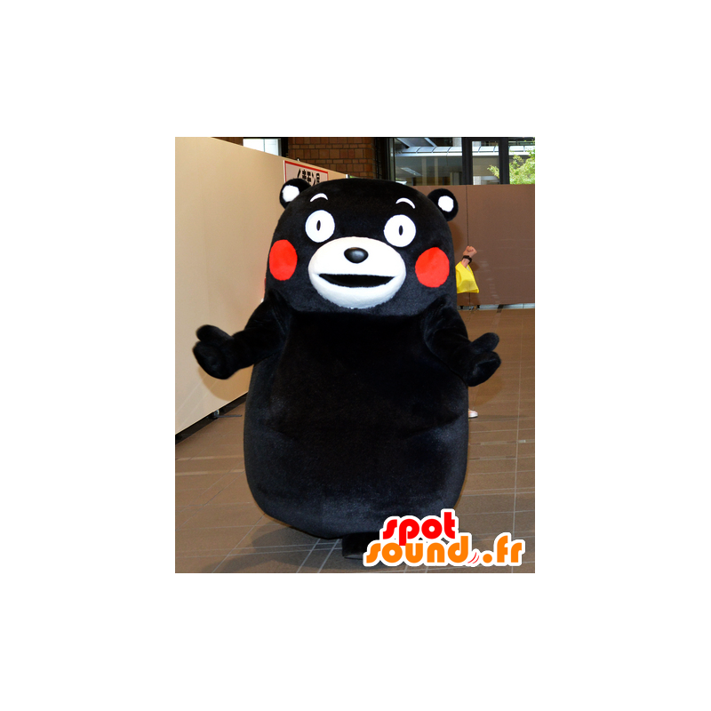 Kumamon mascot, black and white bear Kumamoto City - MASFR25473 - Yuru-Chara Japanese mascots