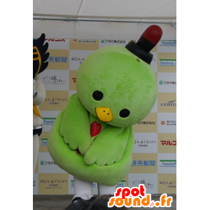 Mascot Kappi, grote groene vogel, leuk en kleurrijk - MASFR25481 - Yuru-Chara Japanse Mascottes