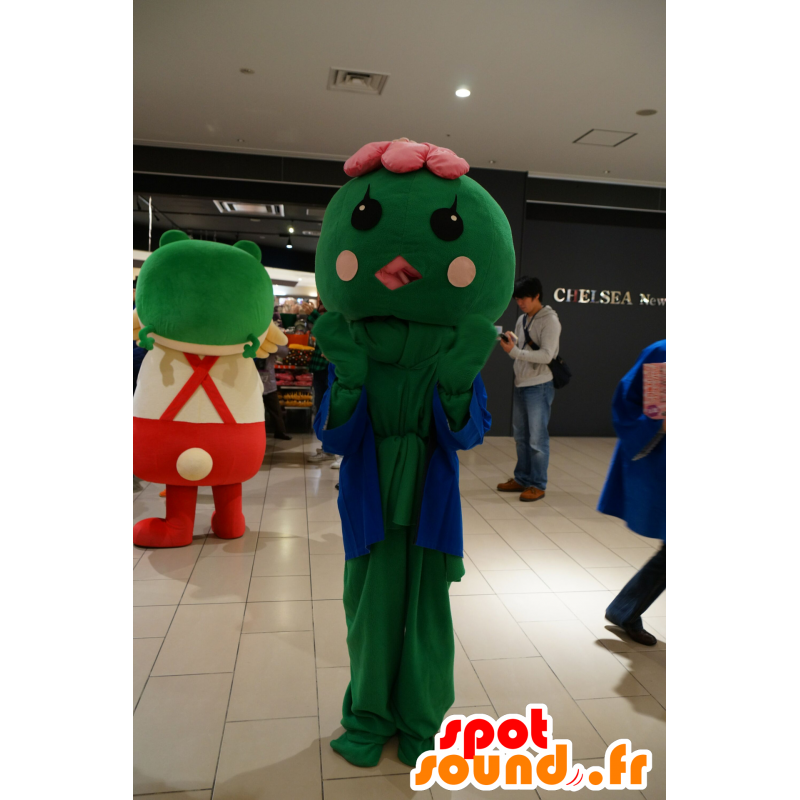 Mascote vegetal verde, alcachofra, homem verde - MASFR25488 - Yuru-Chara Mascotes japoneses
