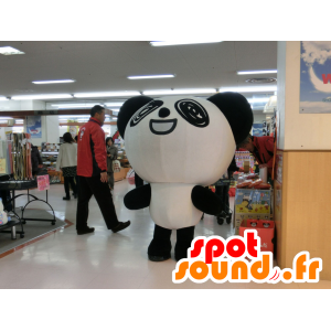 Panda maskot Teddy black and white - MASFR25489 - Yuru-Chara japonské Maskoti