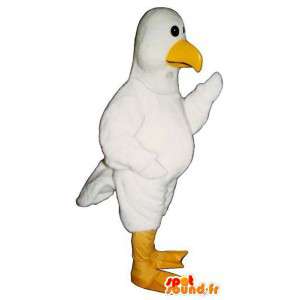 Mascot giant white seagull. Costume seagull - MASFR006790 - Mascots of the ocean