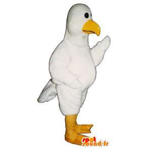 Mascot gaivota branca gigante. Costume Seagull - MASFR006790 - Mascotes do oceano
