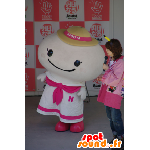 Mascotte de bonhomme blanc, en tenue de marin, de Nagoya - MASFR25508 - Mascottes Yuru-Chara Japonaises