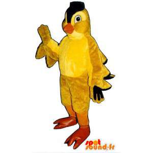 Mascotte de canari jaune. Costume d'oiseau jaune - MASFR006792 - Mascotte d'oiseaux