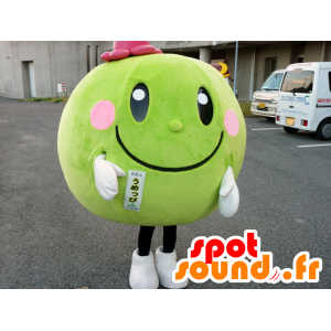 Mascot Umeppi, Melonen, Wassermelonen grünen rundum - MASFR25542 - Yuru-Chara japanischen Maskottchen