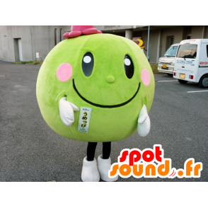 Mascot Umeppi, Melonen, Wassermelonen grünen rundum - MASFR25542 - Yuru-Chara japanischen Maskottchen