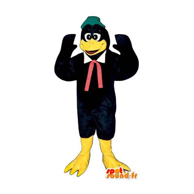 Ankka Mascot, musta varis. puku robin - MASFR006796 - maskotti ankkoja