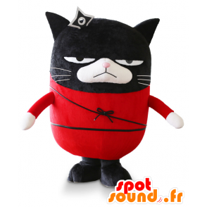 Mascot Ninja Neko Bara-nyan, gato ninja de negro, muy divertido - MASFR25548 - Yuru-Chara mascotas japonesas