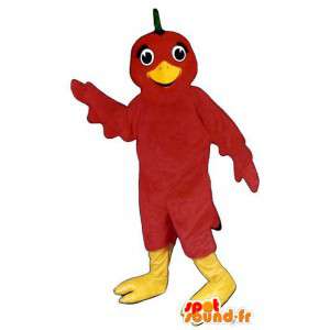 Gigante Red Bird mascote. Costume pássaro - MASFR006797 - aves mascote