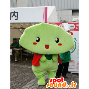 Mascotte de bonhomme vert, avec une grande tête - MASFR25551 - Mascottes Yuru-Chara Japonaises
