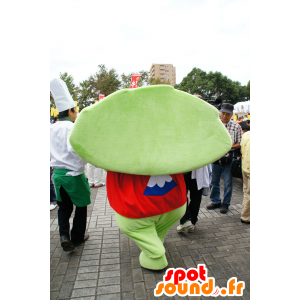 Grüner Mann Maskottchen mit einem großen Kopf - MASFR25551 - Yuru-Chara japanischen Maskottchen