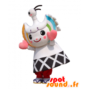 Mascot Tsuwamin hymyilevä mies lintu - MASFR25564 - Mascottes Yuru-Chara Japonaises