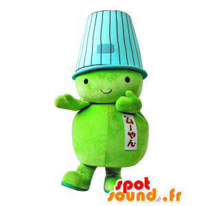 Mascotte Muuyan, pupazzo di neve verde, lampada con paralume - MASFR25570 - Yuru-Chara mascotte giapponese