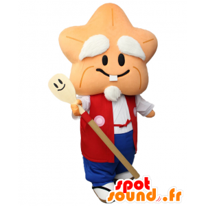 Mascot Momijii, zeester, oude man, monnik - MASFR25578 - Yuru-Chara Japanse Mascottes
