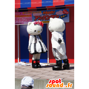 2 mascottes d'Hello Kitty et de son compagnon - MASFR25582 - Mascottes Yuru-Chara Japonaises