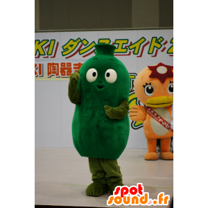 Florero verde de la mascota, tarro, botella - MASFR25607 - Yuru-Chara mascotas japonesas