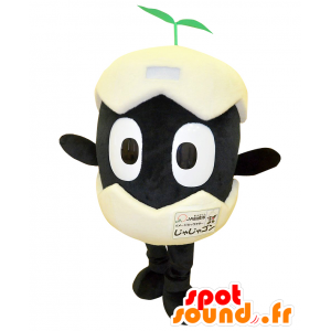Jajagon mascotte, pecora in bianco e nero - mascotte azienda agricola - MASFR25610 - Yuru-Chara mascotte giapponese