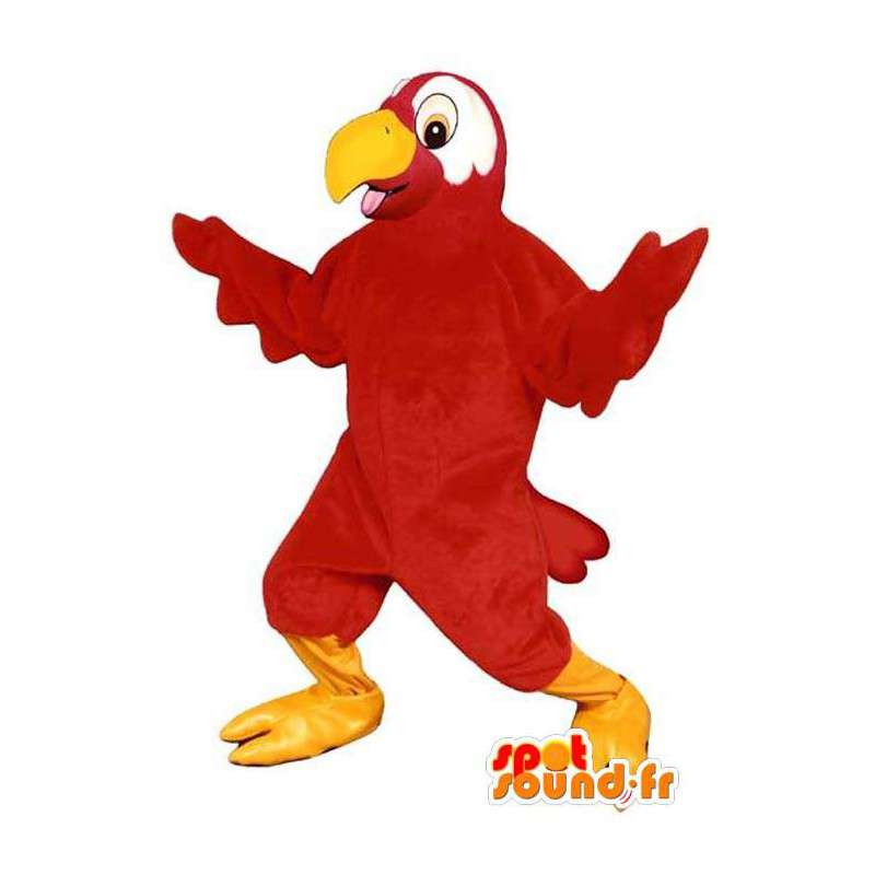 Maskot rød papegøye. Costume Toucan - Papegøye maskoter - MASFR006807 - SpotSound.fr