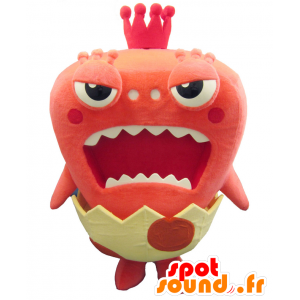 Gabugabu King mascot, red dinosaur in a shell - MASFR25628 - Yuru-Chara Japanese mascots