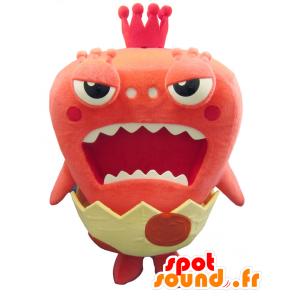 Gabugabu King mascot, red dinosaur in a shell - MASFR25628 - Yuru-Chara Japanese mascots
