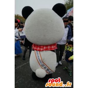 Maskot černá a bílá panda, sladké a roztomilé - MASFR25641 - Yuru-Chara japonské Maskoti