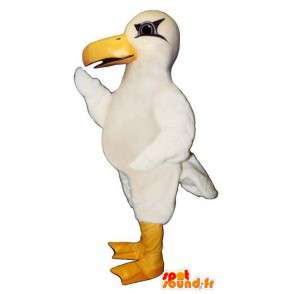 Maskot gigantisk hvit måke. Seagull Costume - MASFR006810 - Maskoter av havet