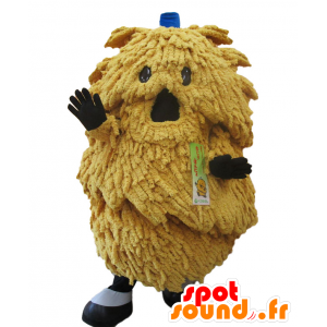 Nejiri Honnyo mascot, teddy brown, hairy monster - MASFR25646 - Yuru-Chara Japanese mascots