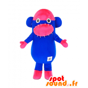 Mascot Mendokushe Ono-kun, Teddybären, blau und rosa - MASFR25648 - Yuru-Chara japanischen Maskottchen