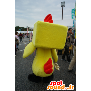 Mascot Ebechun, galo amarelo e vermelho de chorar - MASFR25655 - Yuru-Chara Mascotes japoneses